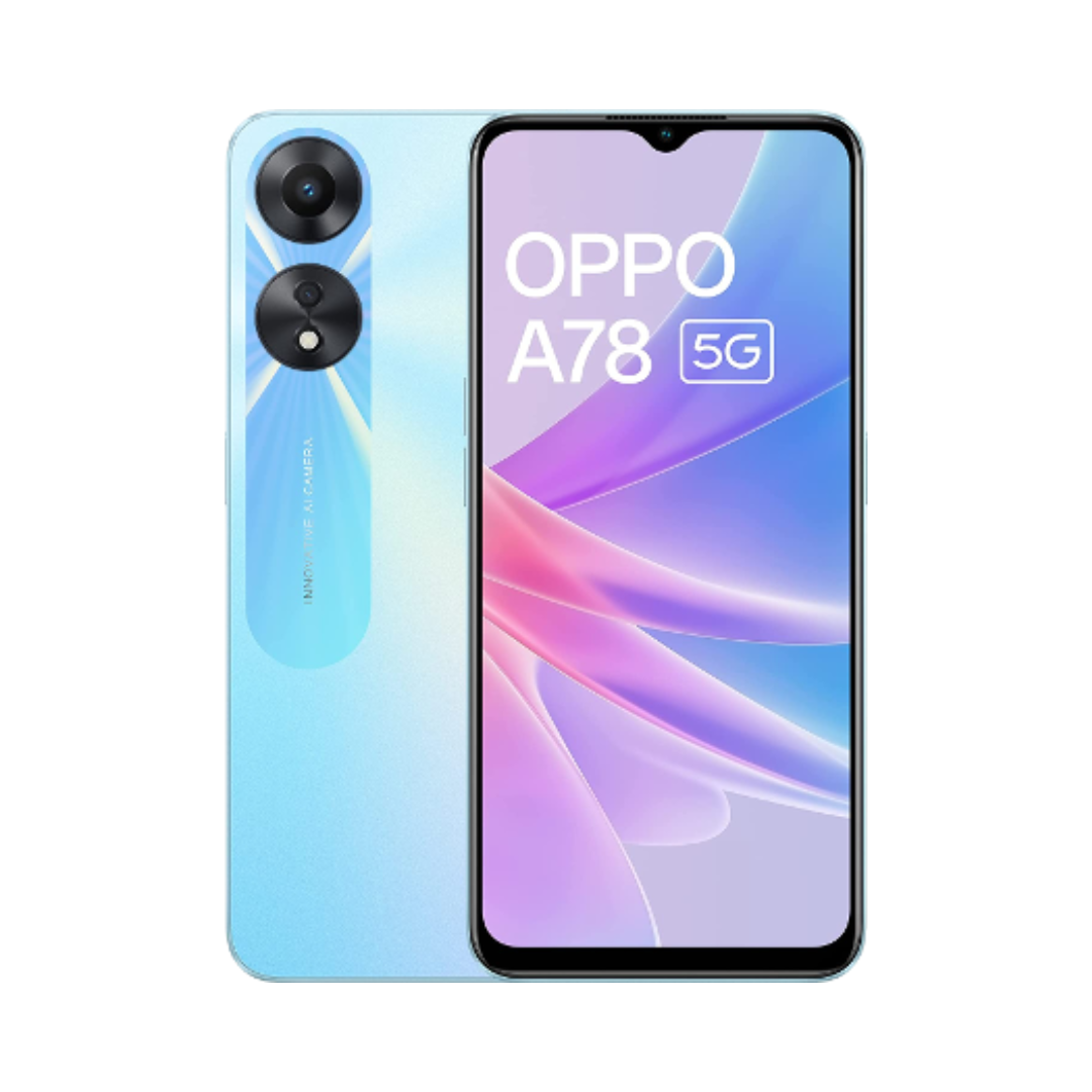 OPPO A78 – 5G Glowing Blue